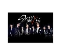 Póster de Stray Kids SKZ Póster Kpop de música para habitación, lienzo para decoración de pared de dormitorio, 12x18 pulgadas (30x45 cm)