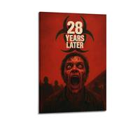 Póster de terror zombi 28 años después, póster decorativo de lienzo para pared e impresión artística moderna para decoración de dormitorio familiar, 40 x 60 cm