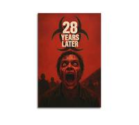 Póster de terror zombi 28 años después, póster decorativo de lienzo para pared e impresión artística moderna para decoración de dormitorio familiar, 40 x 60 cm