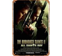 Póster de The Boondock Saints II: All Saints Day (2009) para decoración de pared del hogar, letrero de metal retro de 20 x 30 cm