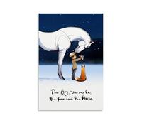 Póster de The Boy, The Tope, The Fox and the HorseWall Art Modern Minimality, decorativo, impermeable, fácil de mantener, para sala de estar, dormitorio, fondo de pared para mejorar el estilo, 20 x 30