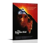 Póster de The Karate Kid. Lienzo decorativo clásico impermeable que se desvanece, arte mural, decoración universal, pintura para regalar a amigos, profesores, 30 x 45 cm, estilo marco