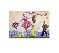 Póster de The Sound of Music de película de música vintage, póster de arte en lienzo y arte de pared, póster moderno para decoración de dormitorio familiar, 20 x 30 cm