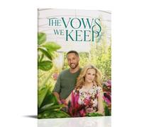 Póster de The Vows We Keep Romantic Moive - Lienzo decorativo para decoración de pared, 50 x 75 cm, estilo marco