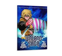 Póster de Thorfinn en lienzo con diseño de saga de Vinland y arte de pared, póster moderno para decoración de dormitorio familiar, 20 x 30 cm