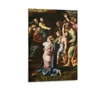 Póster de Transfiguración de Cristo 3-Rafael para decoración moderna del hogar, 20 x 30 cm