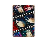 Póster de TV con texto en inglés "I Upgrade The Anime TV Show on My Own" para decoración de pared, póster de metal moderno, decoración de bar, 30 x 20 cm