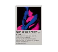 Póster de TV Girl Who Really CaresWaterproof Wall Art Posters impermeables para impresión en el hogar, a prueba de humedad, fácil de instalar y resistente a la decoloración, estilo sin marco, 40 x 60