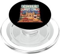 Póster de Viaje Chile Catedral de Santiago Andes Montaña Arte PopSockets PopGrip para MagSafe