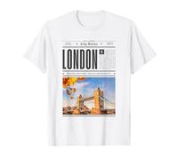 Póster de Viaje de Londres, Cultura británica, Ciudad de LON Camiseta