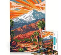 Póster de Viaje de Sierra Nevada, Rompecabezas difícil para Adultos, 1000 Piezas, Juguete de lógica, vínculo Familiar, Corte de precisión, cálida Sorpresa 38x26cm