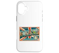 Póster de Viaje Retro de los años 50 de Inglaterra Letters Carcasa para iPhone 16 Plus