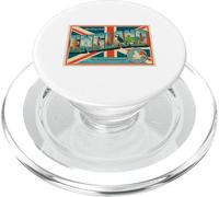 Póster de Viaje Retro de los años 50 de Inglaterra Letters PopSockets PopGrip para MagSafe