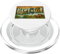Póster de Viaje Retro Vintage con Letras de los años 50 de Kentucky PopSockets PopGrip para MagSafe