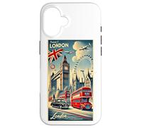 Póster de Viaje Vintage de Londr Carcasa para iPhone 16