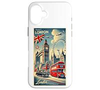 Póster de Viaje Vintage de Londr Carcasa para iPhone 16 Plus