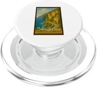 Póster de viaje vintage de los años 50 de la costa de Amalfi, Italia PopSockets PopGrip para MagSafe