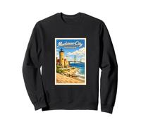 Póster de Viaje Vintage de Michigan Mackinaw City Up North MI Sudadera