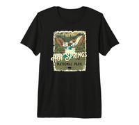 Póster de Viaje Vintage del Parque Nacional Hot Springs de Arkansas Camiseta Premium