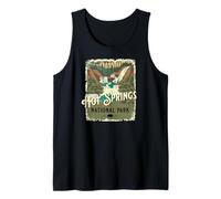 Póster de Viaje Vintage del Parque Nacional Hot Springs de Arkansas Camiseta sin Mangas