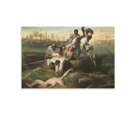 Póster de Watson y el tiburón de John Copley con foto artística, lienzo para decoración del hogar, pósteres de 20 x 30 pulgadas (50 x 75 cm)
