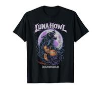 Póster de Werewolf Metal Music Band Dark Fantasy Gothic Moon Camiseta