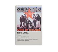Póster de Wind of Change by Scorpions para pared, diseño estético, para sala de estar, dormitorio, 30 x 45 cm, estilo sin marco