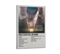 Póster de Youngboy Never Broke Again con texto en inglés «until Death Call My Name» de Youngboy Never Broke Again (50 x 75 cm), diseño estético para sala de estar, dormitorio, 50 x 75 cm, estilo marco
