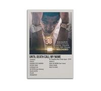 Póster de Youngboy Never Broke Again con texto en inglés «until Death Call My Name» de Youngboy Never Broke Again (50 x 75 cm), estilo sin marco