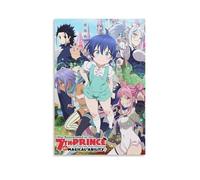 Póster decorativo de animé de acción clásica con texto en inglés "I Was Reincarnated As The 7th Prince So I Can Take My Time Perfecting My Magical Ability (40 x 60 cm)