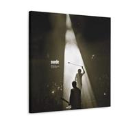 Póster decorativo de ante legendario de la banda de rock apasionada de la banda de rock, póster decorativo de lienzo para pared e impresión artística moderna para decoración de dormitorio familiar, 50