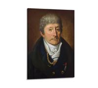 Póster decorativo de Antonio Salieri para pared, lienzo e impresión artística moderna para decoración de dormitorio familiar, 50 x 75 cm