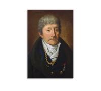 Póster decorativo de Antonio Salieri para pared, lienzo e impresión artística moderna para decoración de dormitorio familiar, 12 x 18 pulgadas (30 x 45 cm)