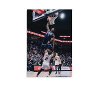Póster decorativo de baloncesto de Anthony Edwards Slam Dunk, lienzo decorativo para pared e imagen artística moderna para decoración de dormitorio familiar, 50 x 75 cm