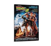 Póster decorativo de CHRISTOPHER LLOYD y Michael J. FOX in BACK TO THE FUTURE PART II -1989-. Póster decorativo de lienzo para pared e impresión artística moderna para decoración de dormitorio
