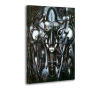 Póster decorativo de ciencia ficción de terror de 1993 con Necronomicon II H.R. Giger, pintura decorativa en lienzo, póster de pared e imagen artística moderna para decoración de dormitorio familiar