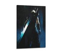 Póster decorativo de Claude Strife Final Fantasy, lienzo decorativo para pared e impresión artística moderna para dormitorio familiar, 20 x 30 cm