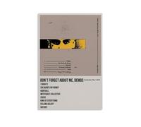 Póster decorativo de Demos Dominic Fike con texto en inglés "Don't Forget About Me", es brillante y hermoso, adecuado para oficina, dormitorio, pintura decorativa para crear el ambiente adecuado