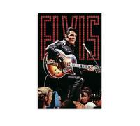 Póster decorativo de Elvis Presley para pared, póster de metal, clásico, vintage, decorativo, lienzo impreso, decoración estética del hogar, 40 x 60 cm, estilo sin marco, 8