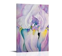 Póster decorativo de Georgia Totto O'keeffe con la luz de Iris, obra maestra, lienzo, impresiones artísticas para pared, cuadros fotográficos, decoración del hogar, 30 x 45 cm