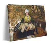 Póster decorativo de James Jacques Joseph Tissót, obra maestra, esperando, lienzo impreso, pintura de pared, decoración moderna para el hogar, idea de regalo, 50 x 75 cm