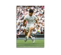 Póster decorativo de jugador de tenis de Carlos Alcaraz, lienzo decorativo para pared, sala de estar, dormitorio, pintura de 50 x 75 cm