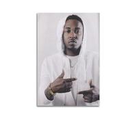 Póster decorativo de Kendrick Lamar Rapper 1 póster decorativo de lienzo para pared e impresión artística moderna para decoración de dormitorio familiar, 30 x 45 cm