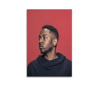 Póster decorativo de Kendrick Lamar Rapper, 4 pósteres de pared y arte impreso moderno para dormitorio familiar, 20 x 30 cm