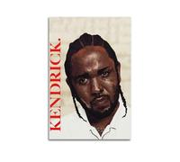 Póster decorativo de la cantante Kendrick Lamar para pared, lienzo y arte impreso, moderno, decoración de dormitorio familiar, 30 x 45 cm