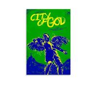 Póster decorativo de la ciudad de Dios con películas y series de televisión clásicas y maravillosas, arte para pared, pintura para dormitorio, 40 x 60 cm, estilo sin marco