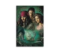 Póster decorativo de la película Piratas del Caribe, lienzo decorativo para pared e impresión artística moderna para dormitorio familiar, 20 x 30 cm