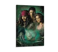 Póster decorativo de la película Piratas del Caribe, lienzo decorativo para pared e impresión artística moderna para dormitorio familiar, pósteres de 20 x 30 pulgadas (50 x 75 cm)