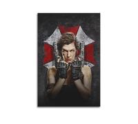Póster decorativo de la película Resident Evil Final Chapter para pared e impresión artística moderna para dormitorio familiar, 12 x 18 pulgadas (30 x 45 cm)