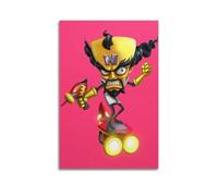 Póster decorativo de la serie Crash Bandicoot con 16 pósteres decorativos de lienzo para pared e impresión artística moderna para decoración de dormitorio familiar, 40 x 60 cm